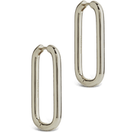 Kaylani Elongated Geo Hoops