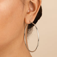 Sterling Silver Hoop Earrings
