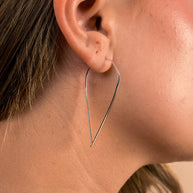 Sterling Silver Bar Threader Earrings