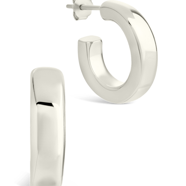 Sterling Silver Marisa Polished Stud Earrings