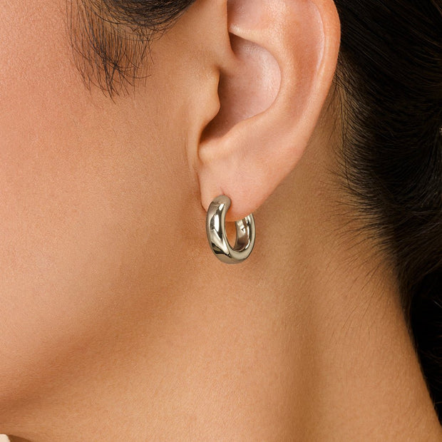 Sterling Silver Marisa Polished Stud Earrings