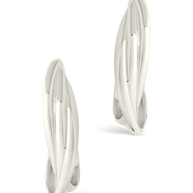 Sterling Silver Monique Twisted Stud Earrings