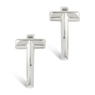 Sterling Silver Kaira Crossbar Hoops