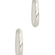 Avril Elongated Chunky Hoop Earrings