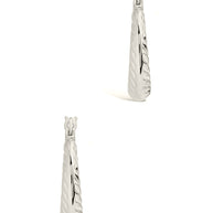 Delia Textured Hoop Earrings