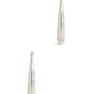 Delia Textured Hoop Earrings