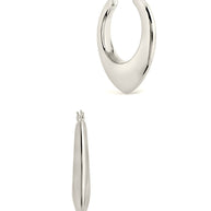 Indy Elongated Hoop Earrings