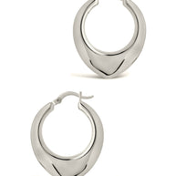 Indy Elongated Hoop Earrings