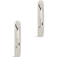 Rory Polished Tube Hoop Earrings