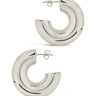 Wynonna Polished Tube Hoop Earrings