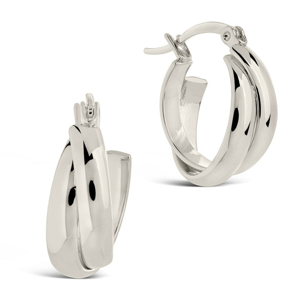 Claire Twist Hoop Earrings