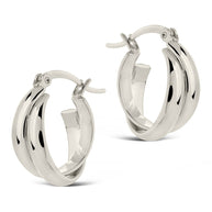 Claire Twist Hoop Earrings