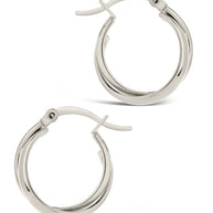 Claire Twist Hoop Earrings
