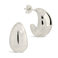Eclipse Polished Hoop Earrings