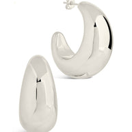 Eclipse Polished Hoop Earrings
