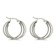 Triple Circle Lilibet Hoops