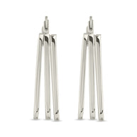 Belinda Textured Square Earrings