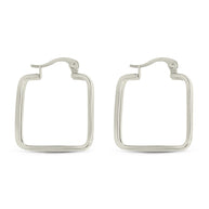 Belinda Textured Square Earrings