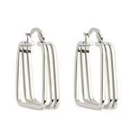 Belinda Textured Square Earrings