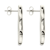 Monet Molten Metal Bar Stud Earrings
