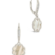Rose Petal Short Drop Earrings