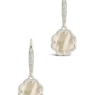 Rose Petal Short Drop Earrings