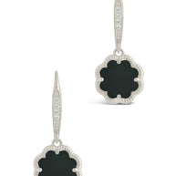 Rose Petal Short Drop Earrings