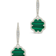 Rose Petal Short Drop Earrings