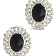 Ainsley Onyx Statement Stud Earrings