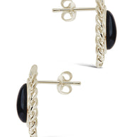 Ainsley Onyx Statement Stud Earrings