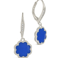 Rose Petal Short Drop Earrings