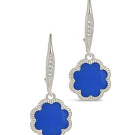 Rose Petal Short Drop Earrings