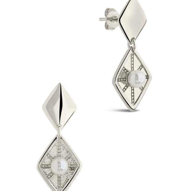Kenza Pearl Drop Earrings