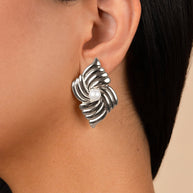 Fantaise Pearl Statement Stud Earrings