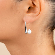 Heidi Pearl Threader Earrings