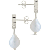Penny CZ & Pearl Cluster Studs
