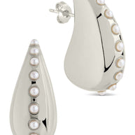 Raze Pearl Studded Drop Studs