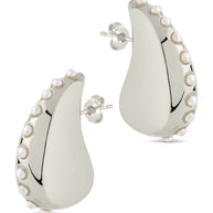 Raze Pearl Studded Drop Studs