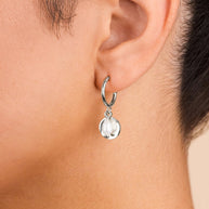 Morgan Pearl & Disk Dangle Earrings