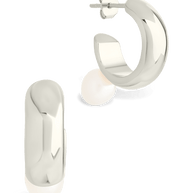 Sterling Silver Micki Pearl Drop Stud Earrings