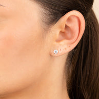 Sterling Silver Everyday Essential CZ Studs