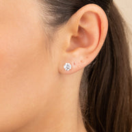 Sterling Silver Everyday Essential CZ Studs