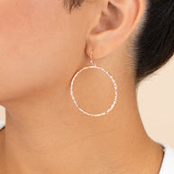 Gold and Silver Dangle Earrings