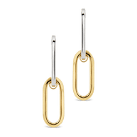 Doreen Mixed Metal Oval Drops