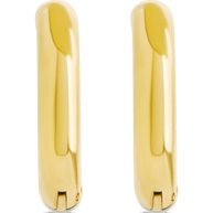 Cinzia Dual Tone Thin Micro Hoops
