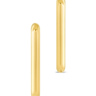 Jana Dual Tone Rectangle Hoops
