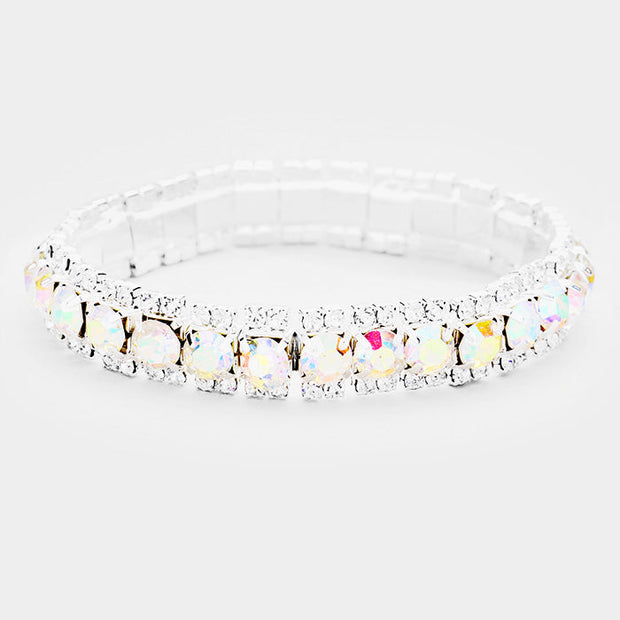 Crystal Rhinestone Stretchable Bracelet