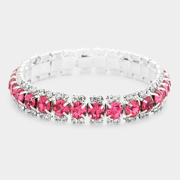 Crystal Rhinestone Stretchable Bracelet