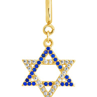 CZ Star of David Charm