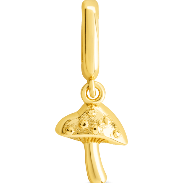 Sterling Silver Mushroom Charm